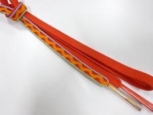 未使用品　正絹　手組帯締め